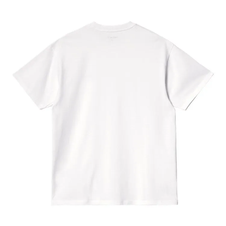 CARHARTT WIP CAMISETA  AMERICAN SCRIPT WHITE