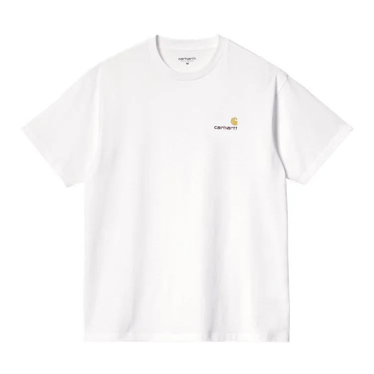 CARHARTT WIP CAMISETA  AMERICAN SCRIPT WHITE