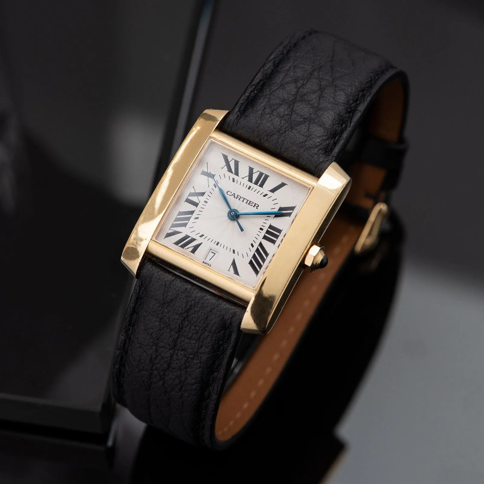 Cartier Tank Francaise Gold Ref 1840