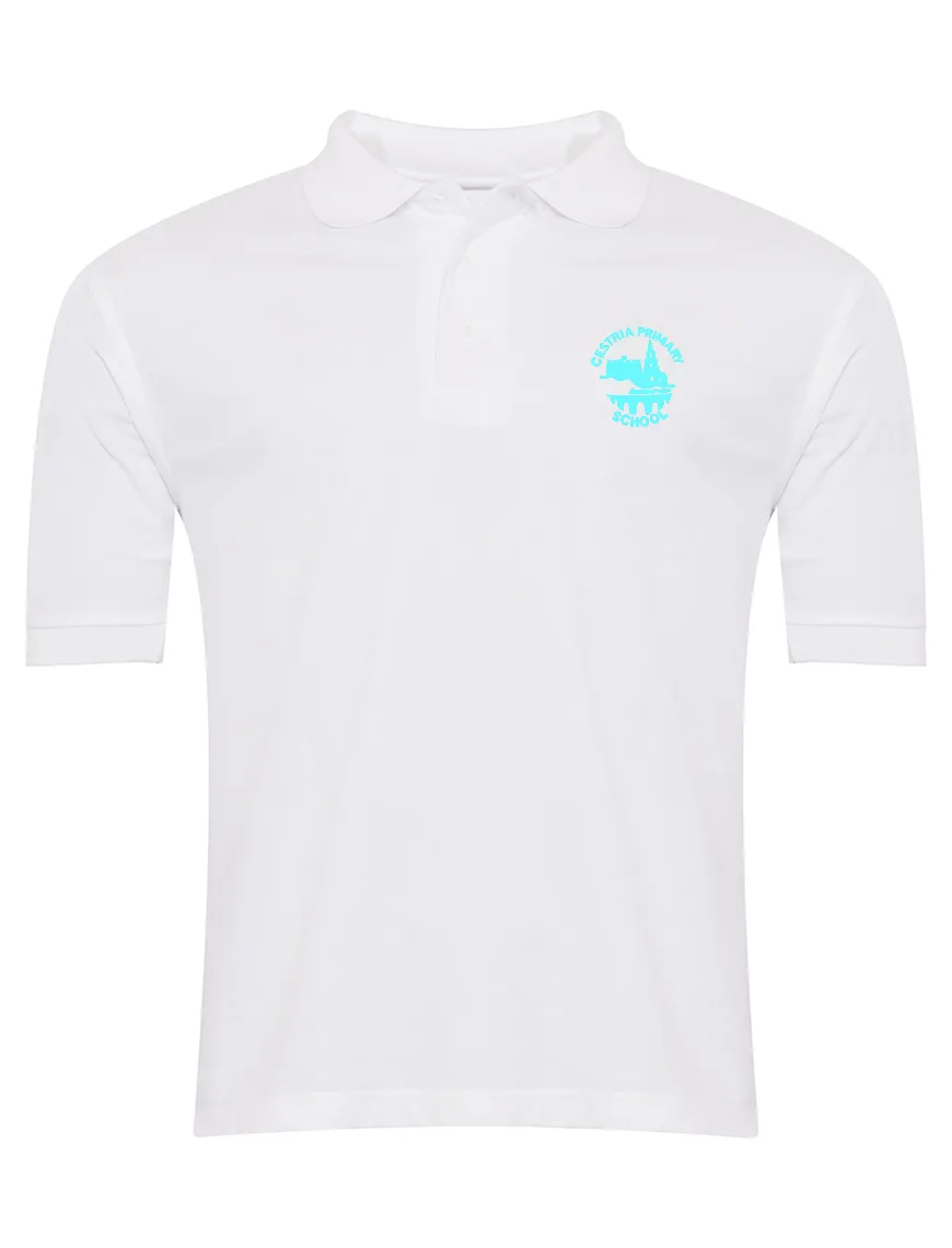 Cestria Primary School White Polo