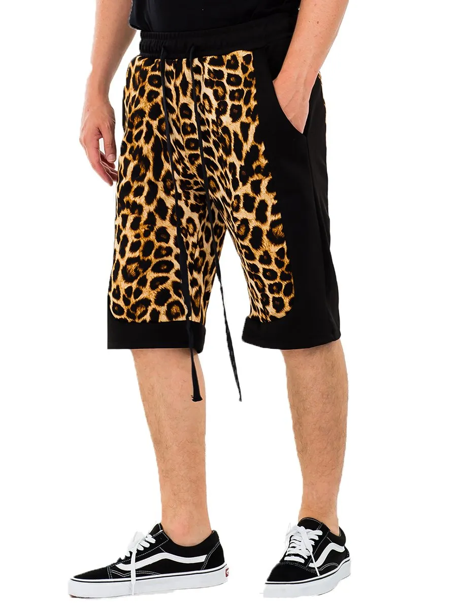 CHEETAH BLOCK SHORTS