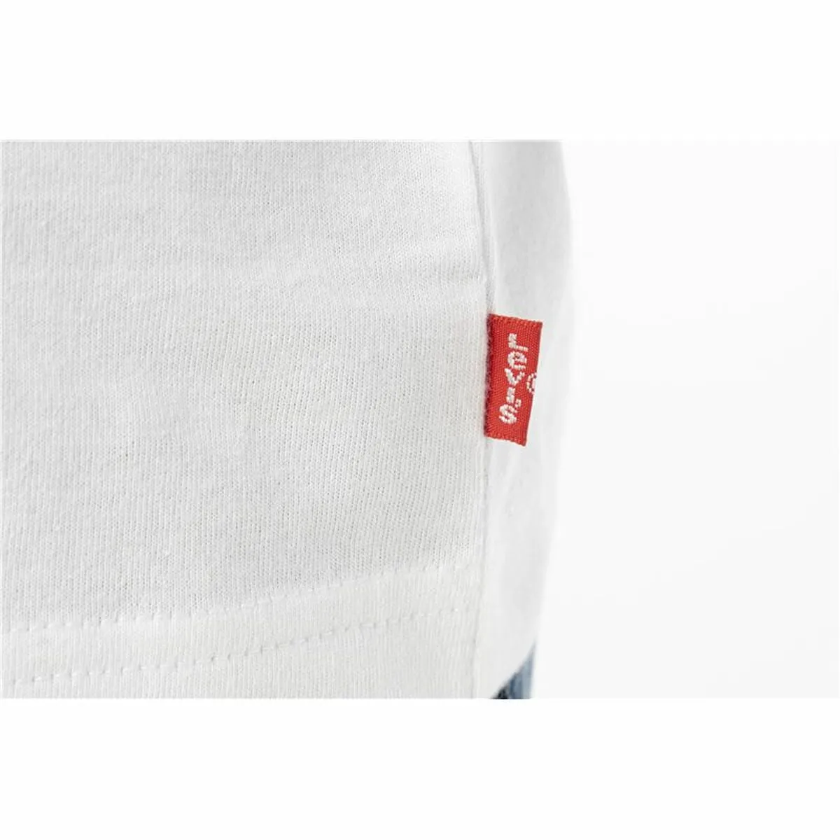 Children’s Short Sleeve T-Shirt Levi's Sportswear Logo White