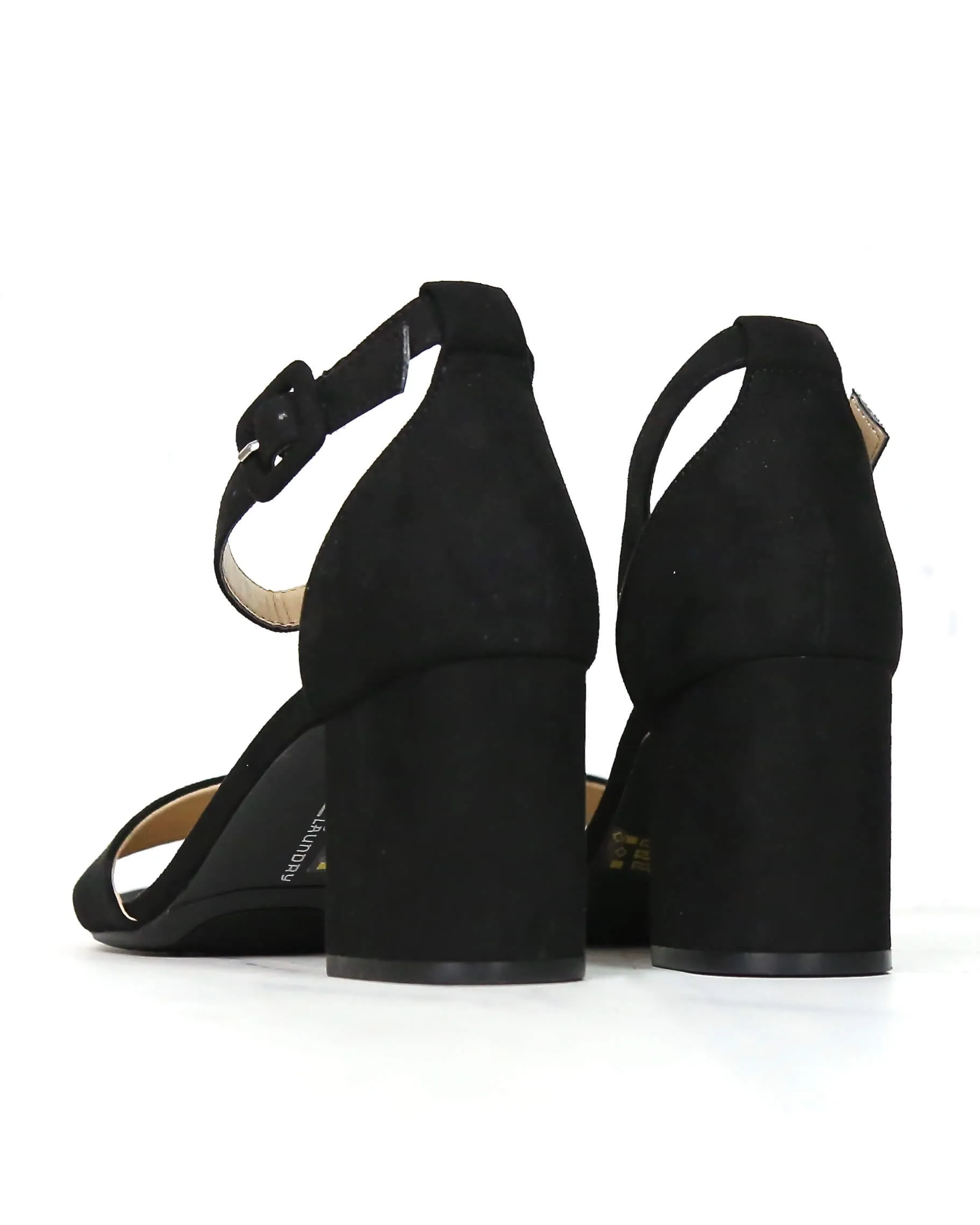 Chinese Laundry - Jody Suede Ankle Strap Heels - Black