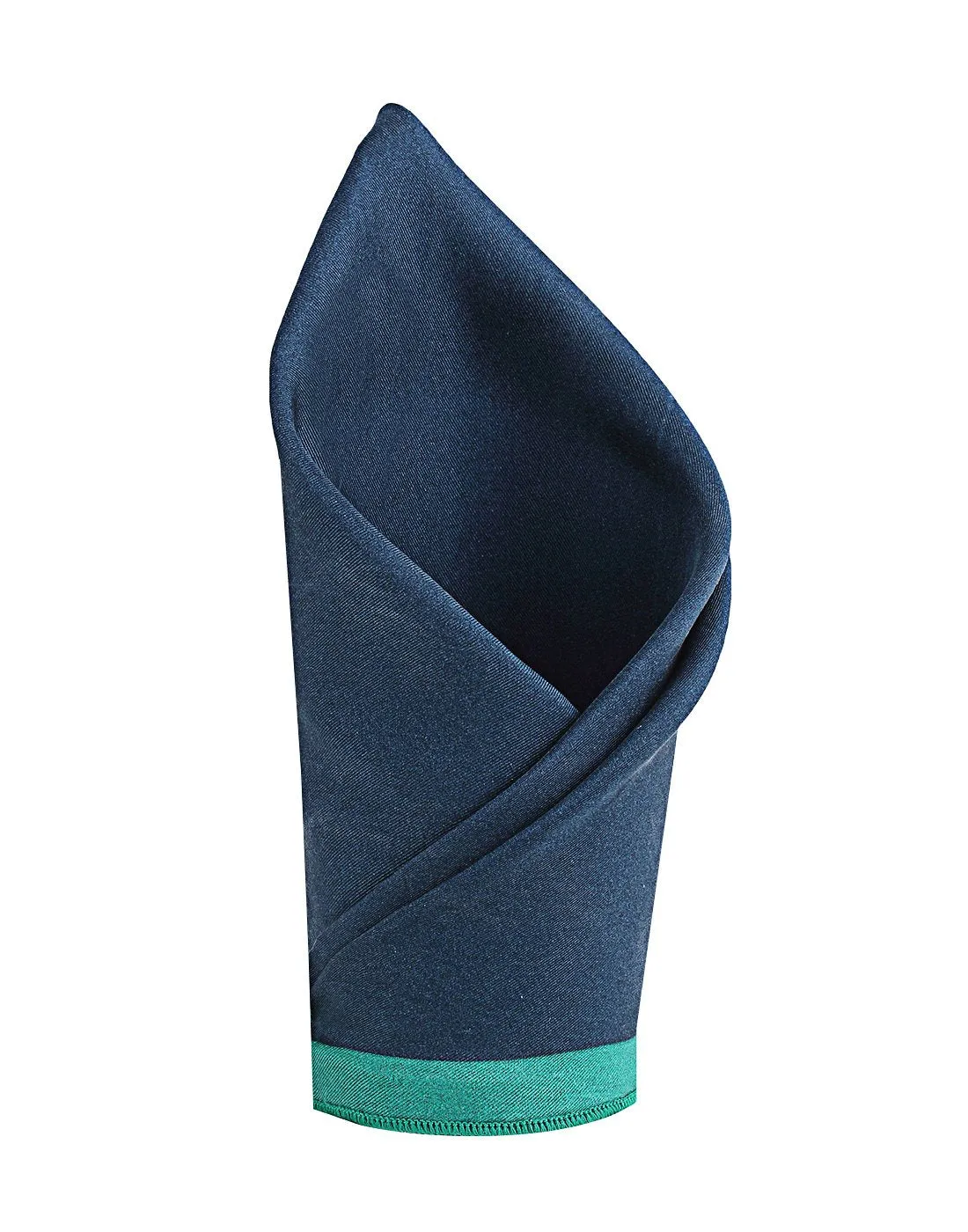 Chokore Blue & Green Pure Silk Pocket Square