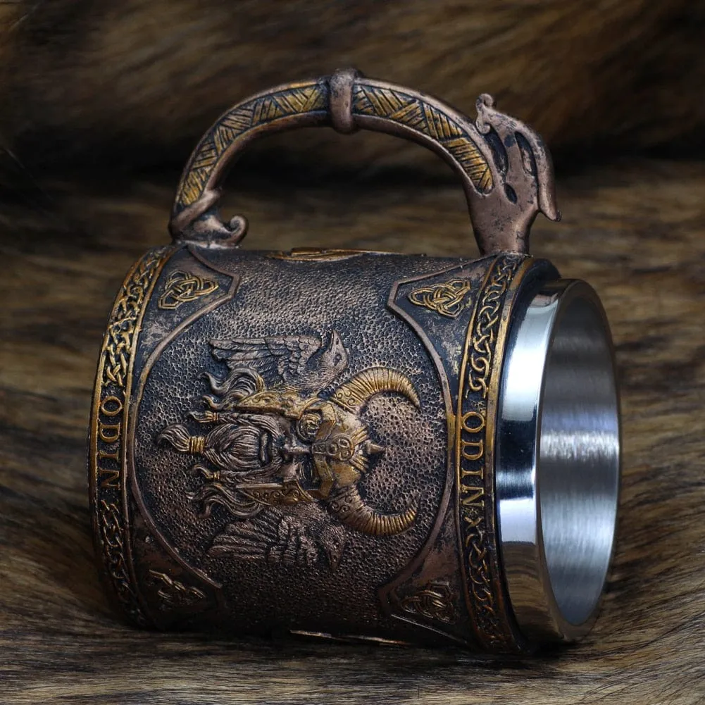 Chope Viking "Tankard des Yeux d'Odin"