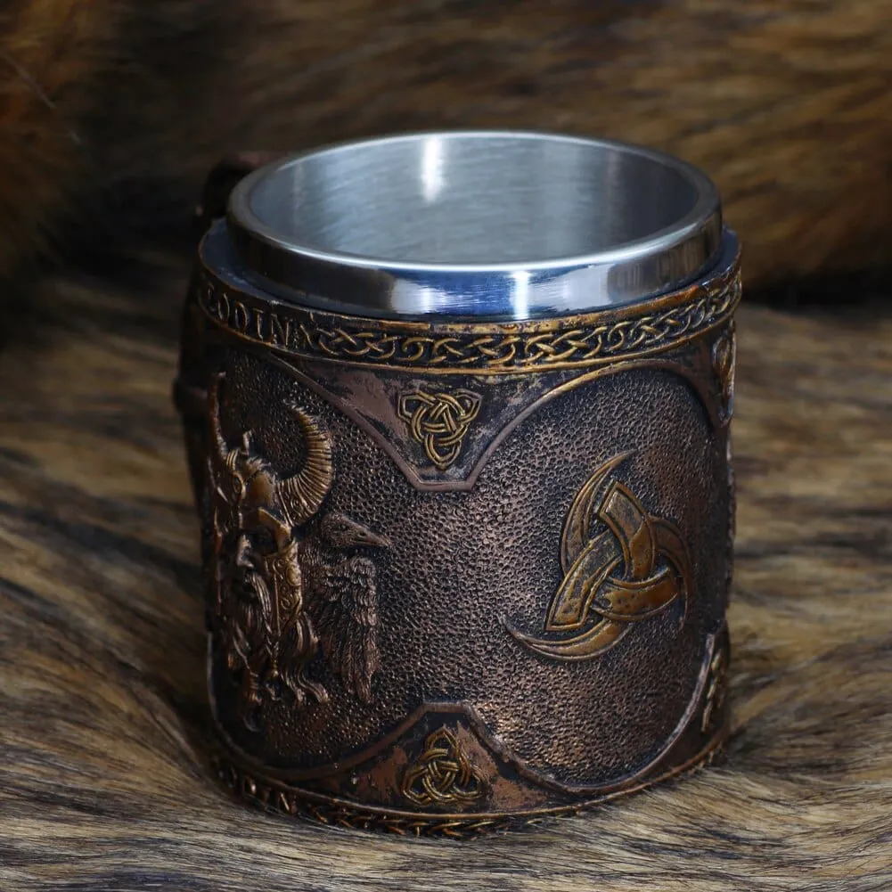 Chope Viking "Tankard des Yeux d'Odin"