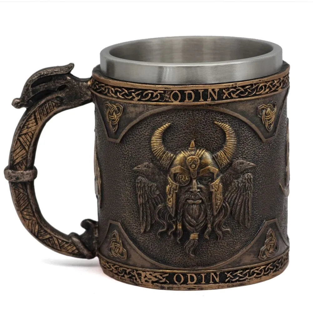 Chope Viking "Tankard des Yeux d'Odin"