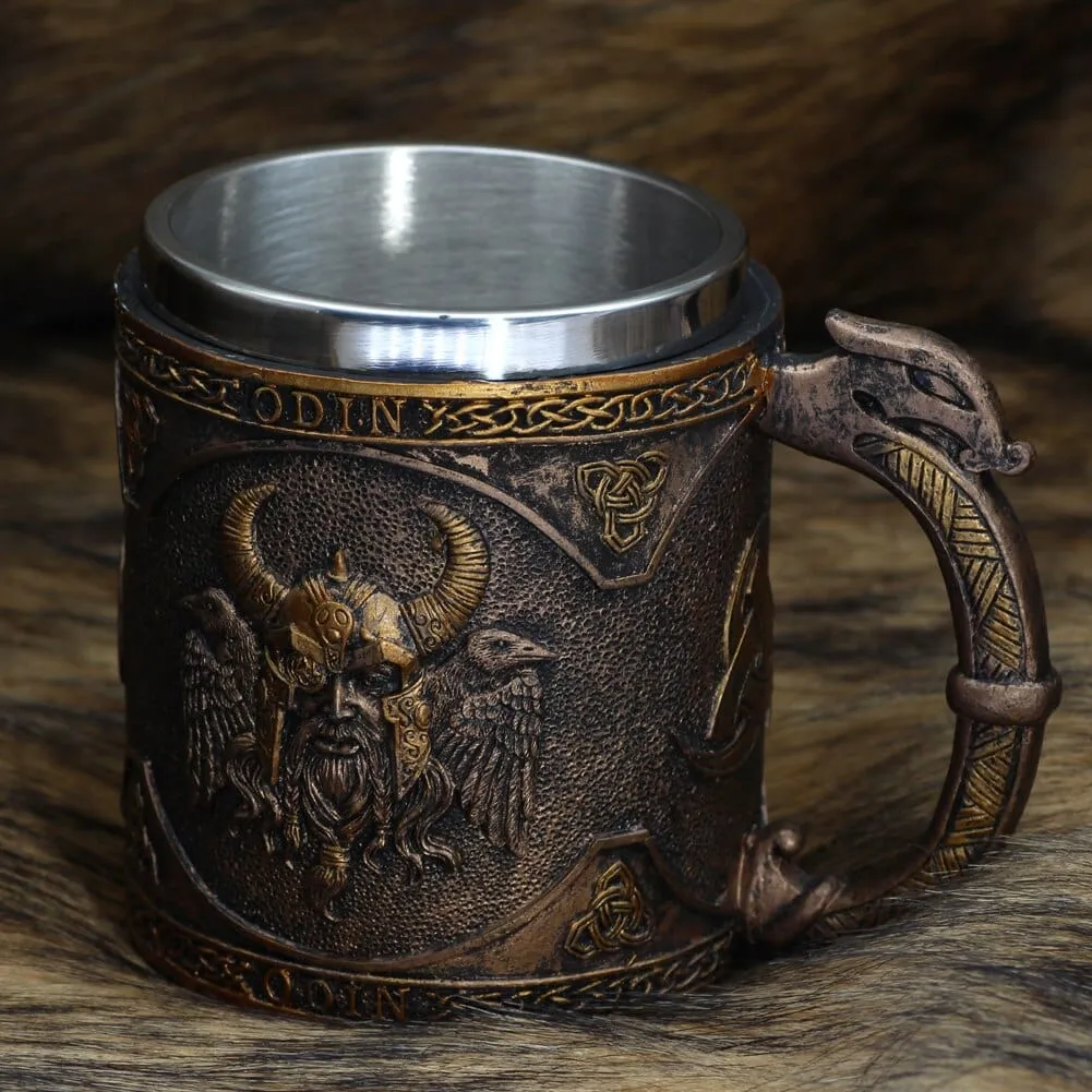 Chope Viking "Tankard des Yeux d'Odin"