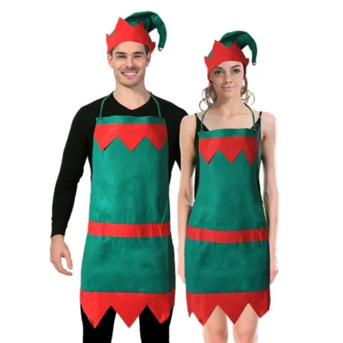 Christmas Elf Hat & Apron Set