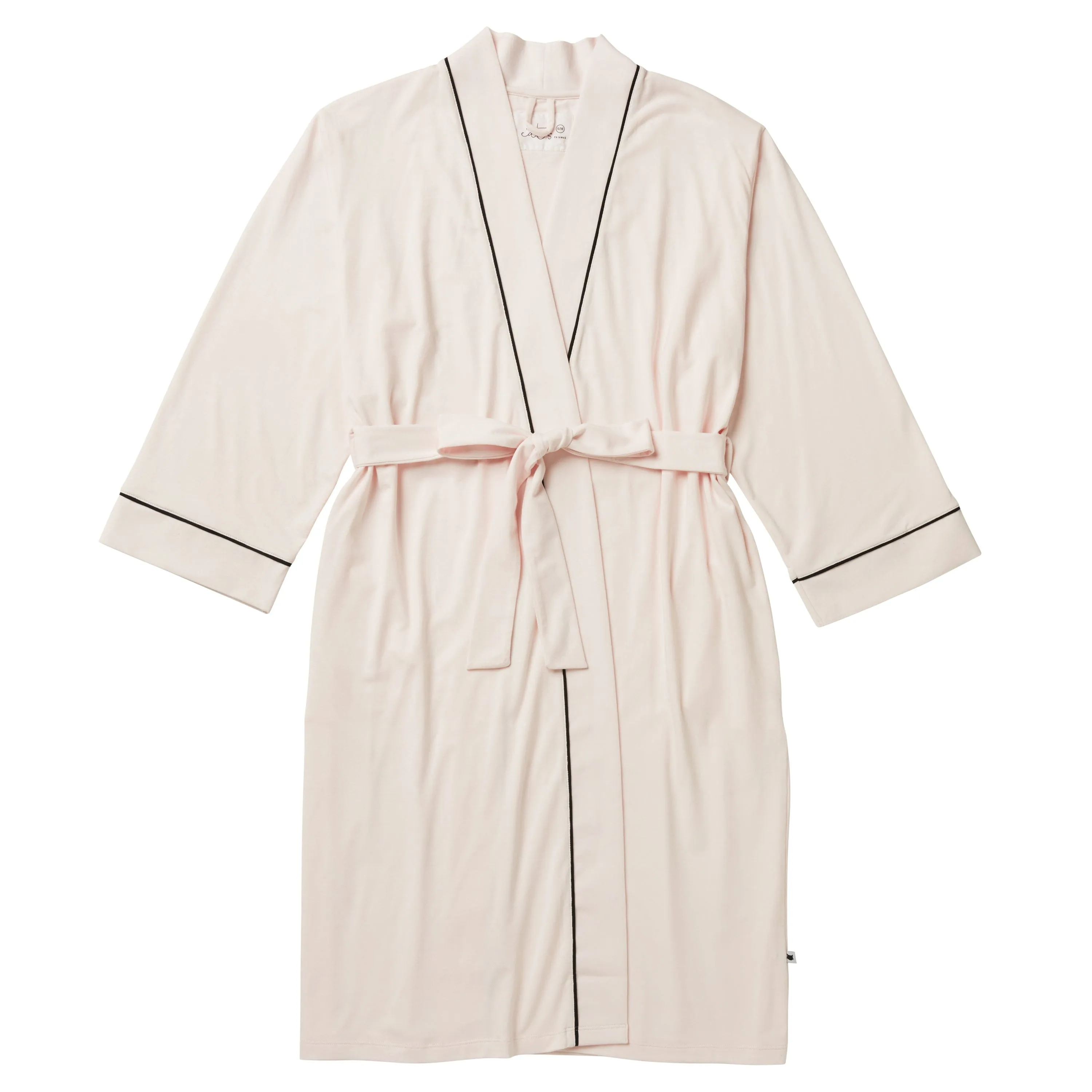 Classic Pima Knit Robe - Pink Moment