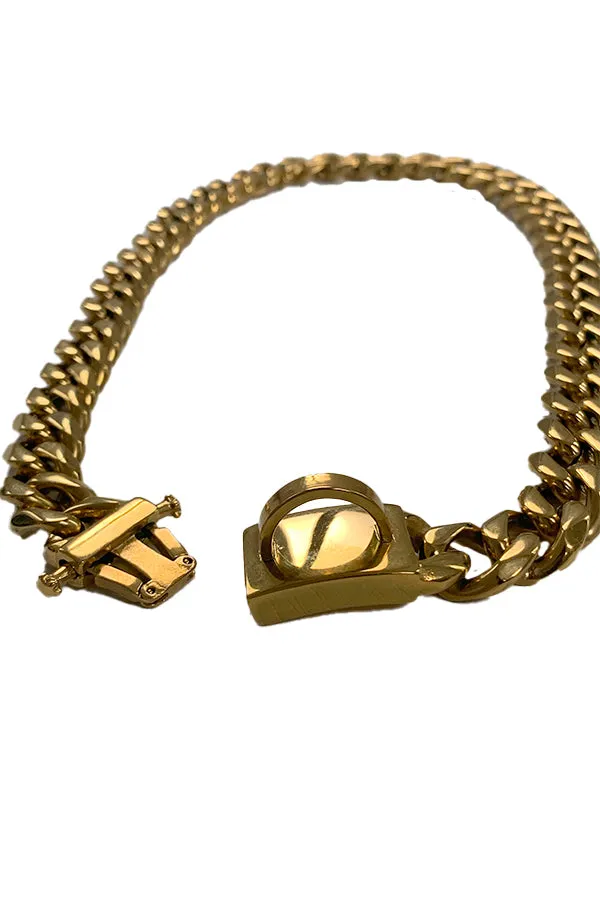 Collier Chain Necklace- Gold