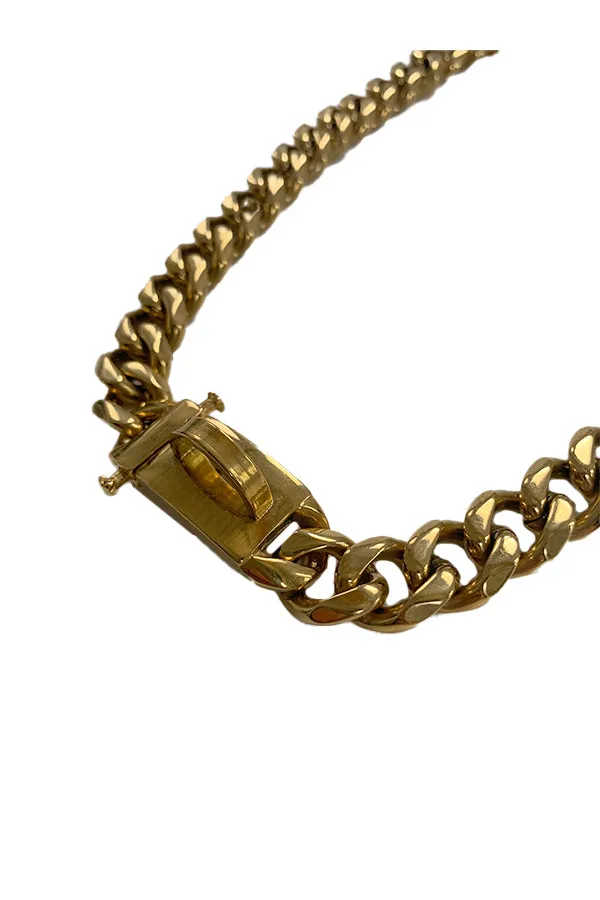 Collier Chain Necklace- Gold