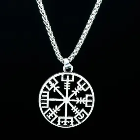 Collier Viking Boussole du Vegvisir