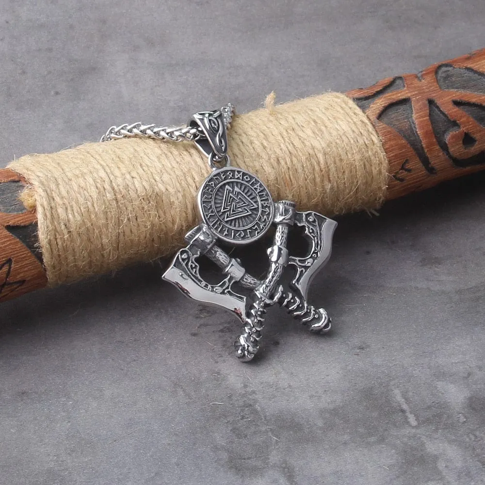 Collier Viking "Collier des Haches Jumelles"