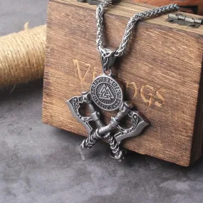 Collier Viking "Collier des Haches Jumelles"