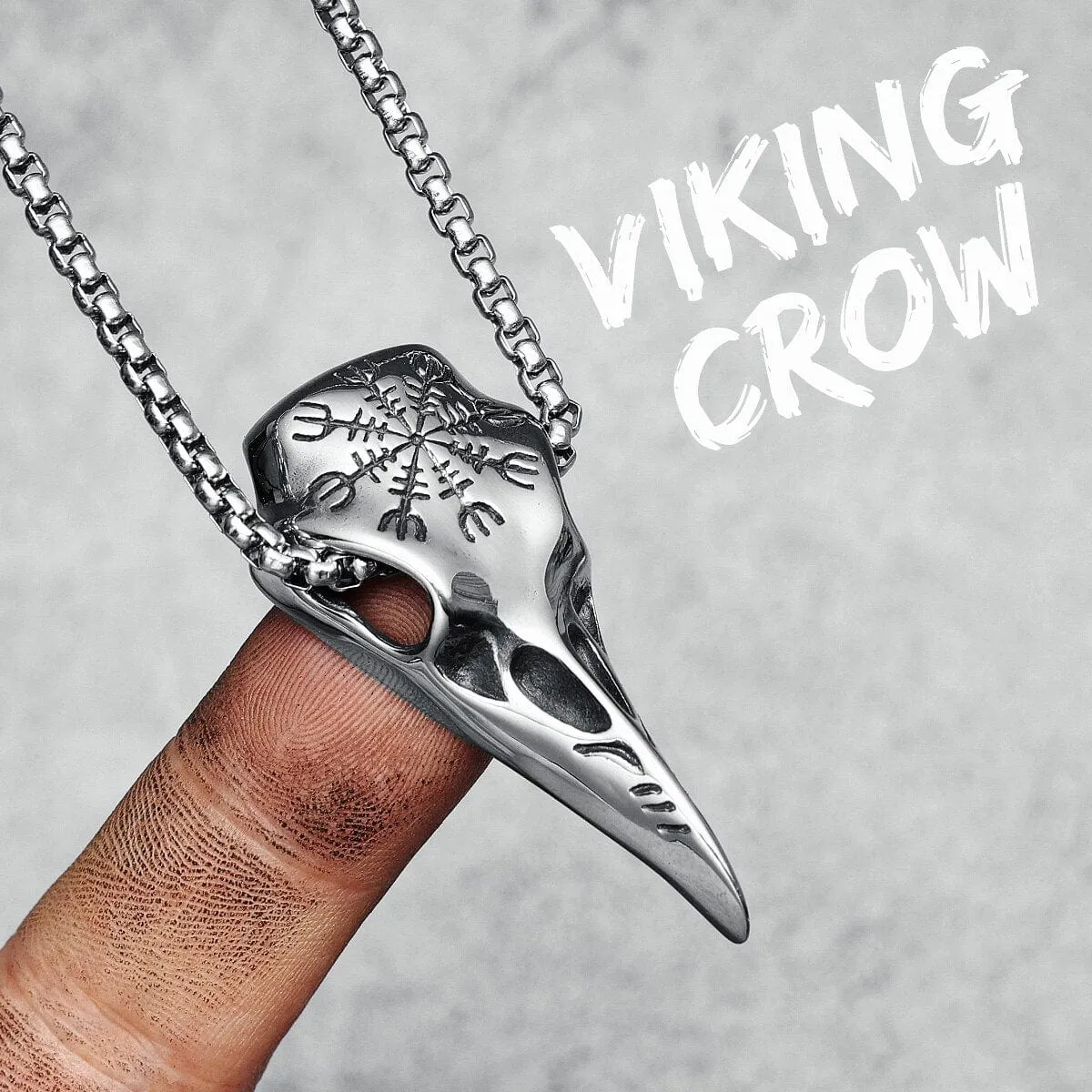 Collier Viking "Pendentif de la Connaissance des Mondes"