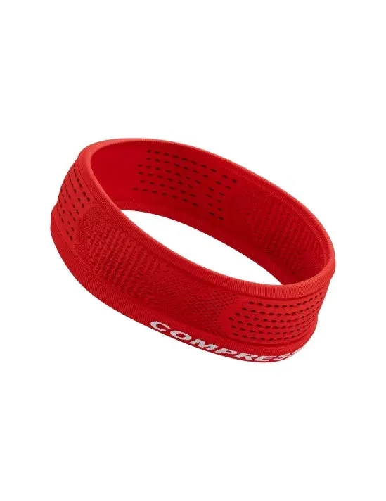 Compressport | Thin Headband On/Off  | Core Red / White