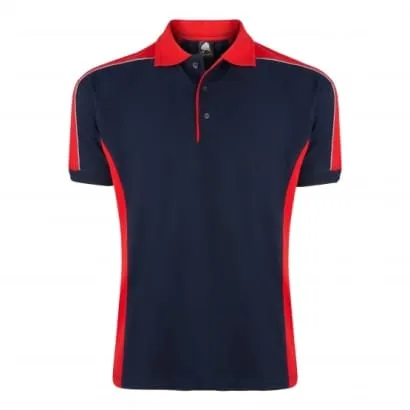 Contrast Avocet Uniform Polo Shirt with Piping -1188