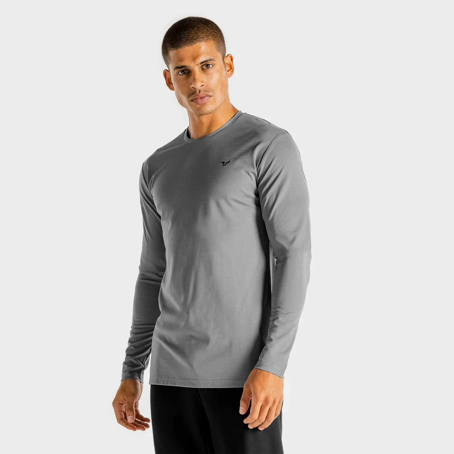 Core Long Sleeves Tee - Grey