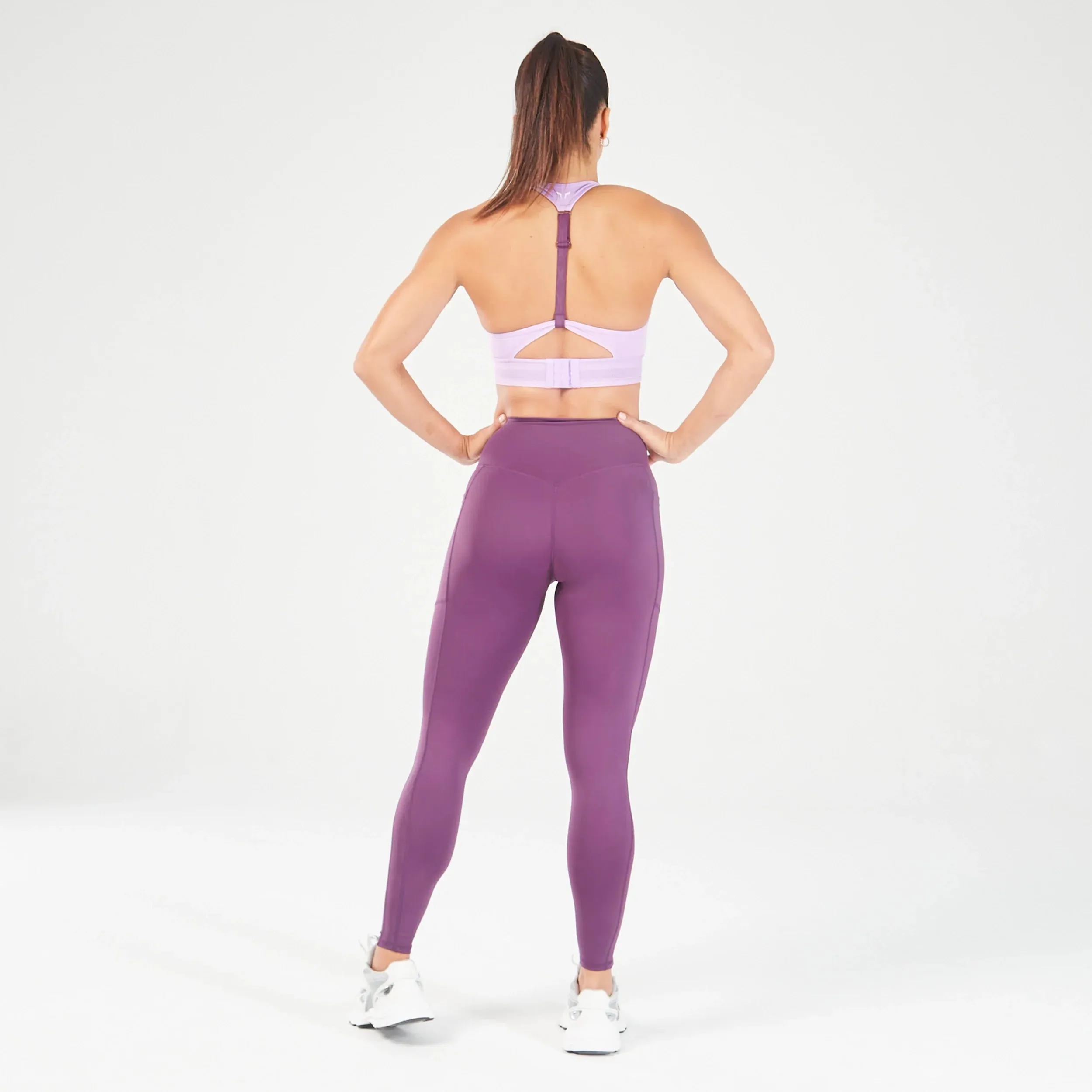 Core Panel Leggings - Shadow Purple