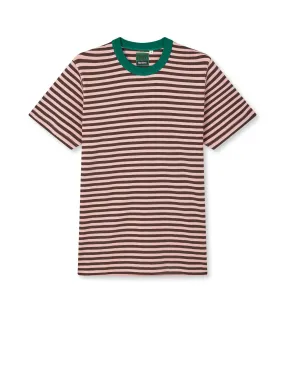 Cotton Jersey Frode Montana Tee, Stripe/Green Jacket