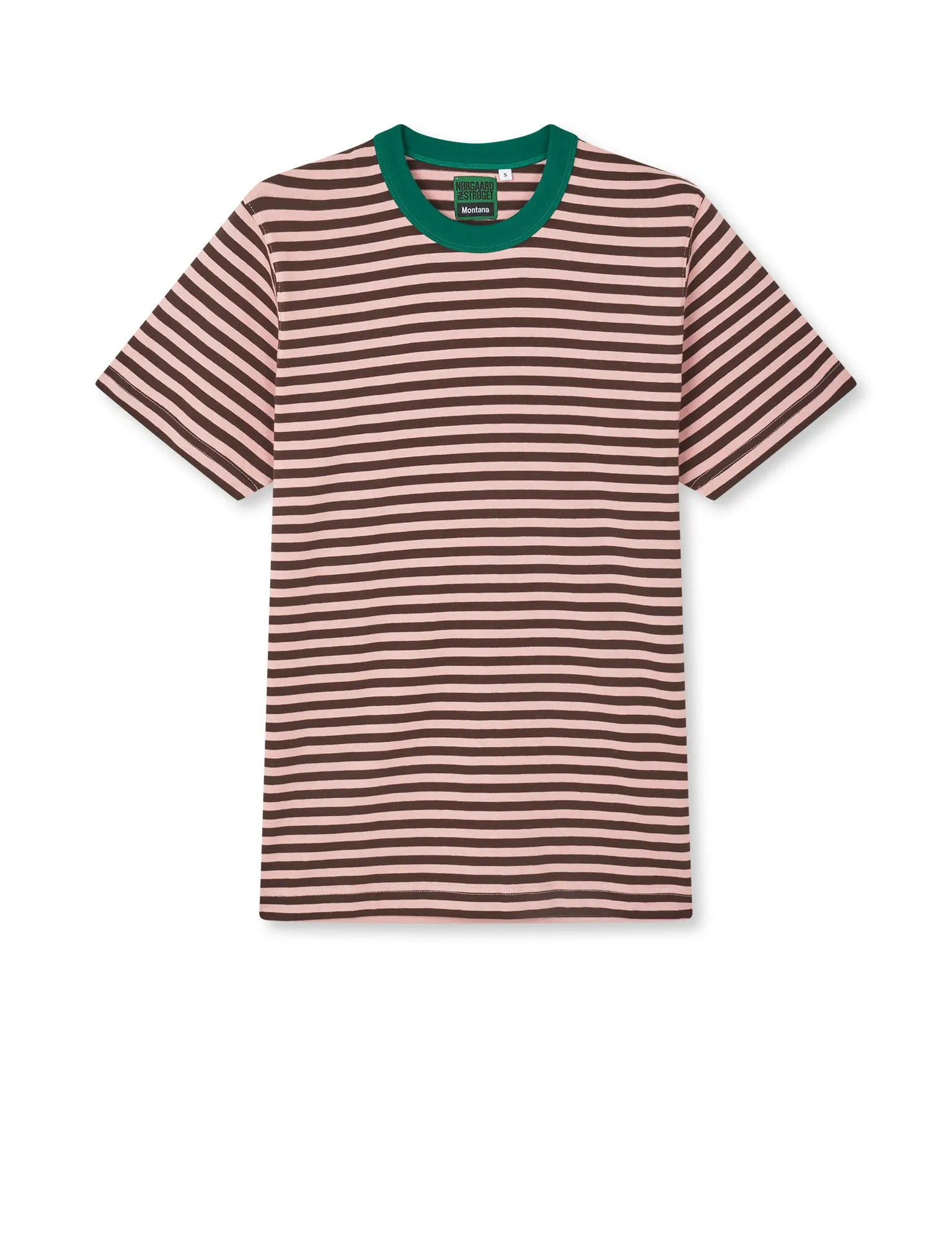 Cotton Jersey Frode Montana Tee, Stripe/Green Jacket