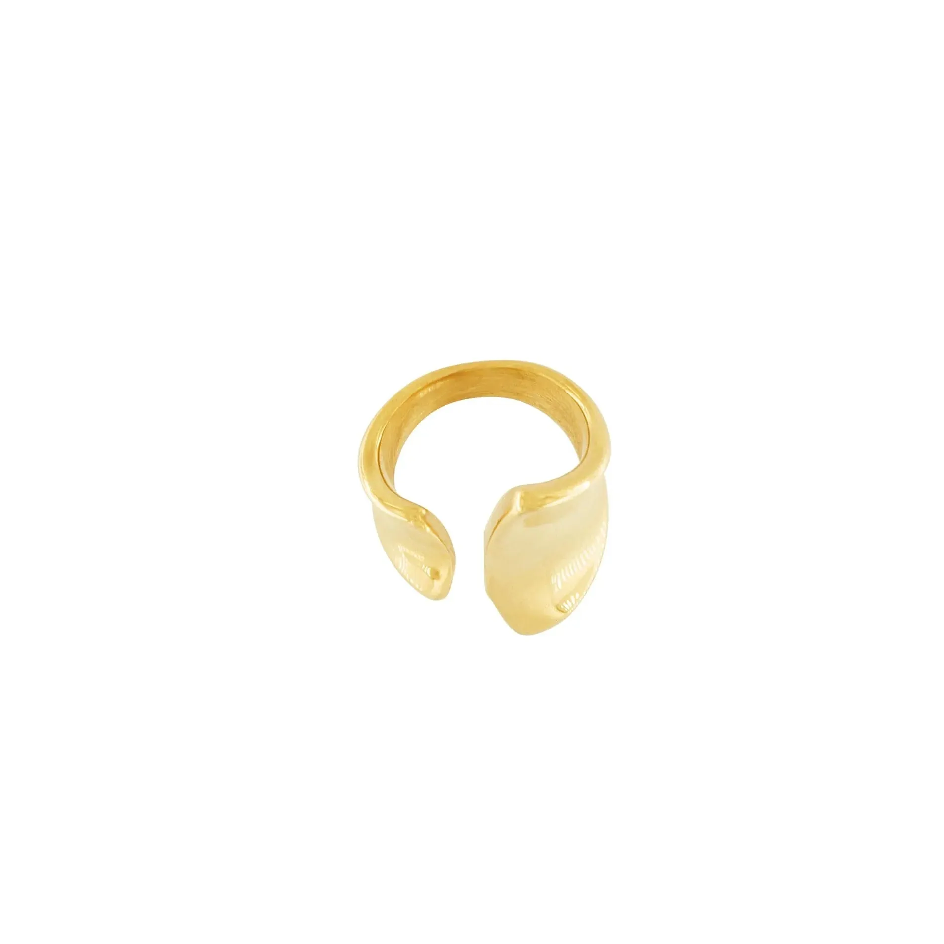 Courage Waterproof Impression Statement Ring 18K Gold Plating