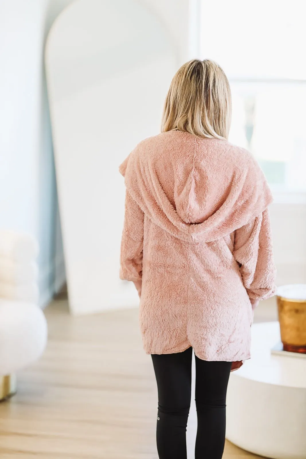 Cozy By the Fire Cardigan - Mauve