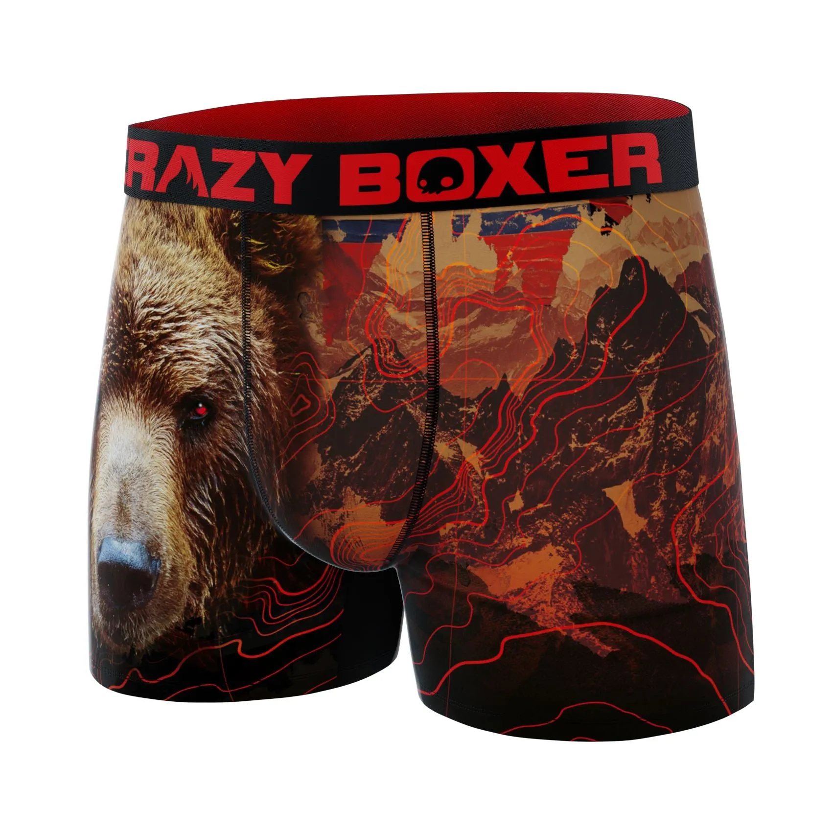 CRAZYBOXER Outdoor Bear Men's Boxer Briefs