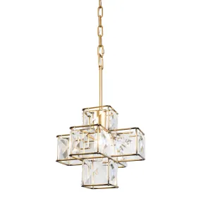 Cubic 329P01CG 1-Light Pendant Light - Calypso Gold