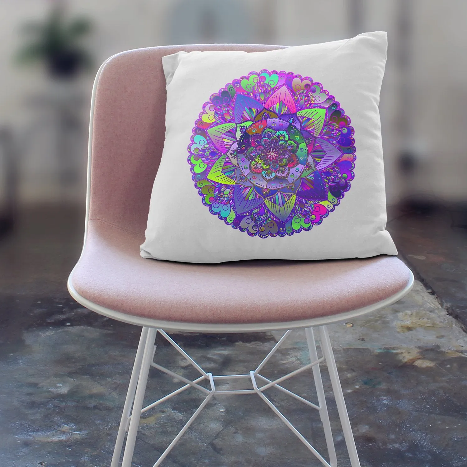 Cuscino Mandala Art Cushion - 40x40 cm