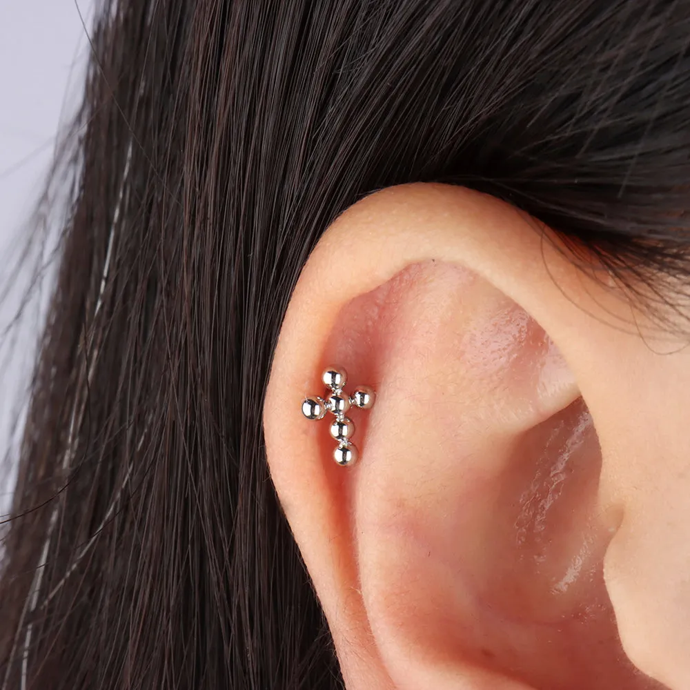 Dainty Cross Stud