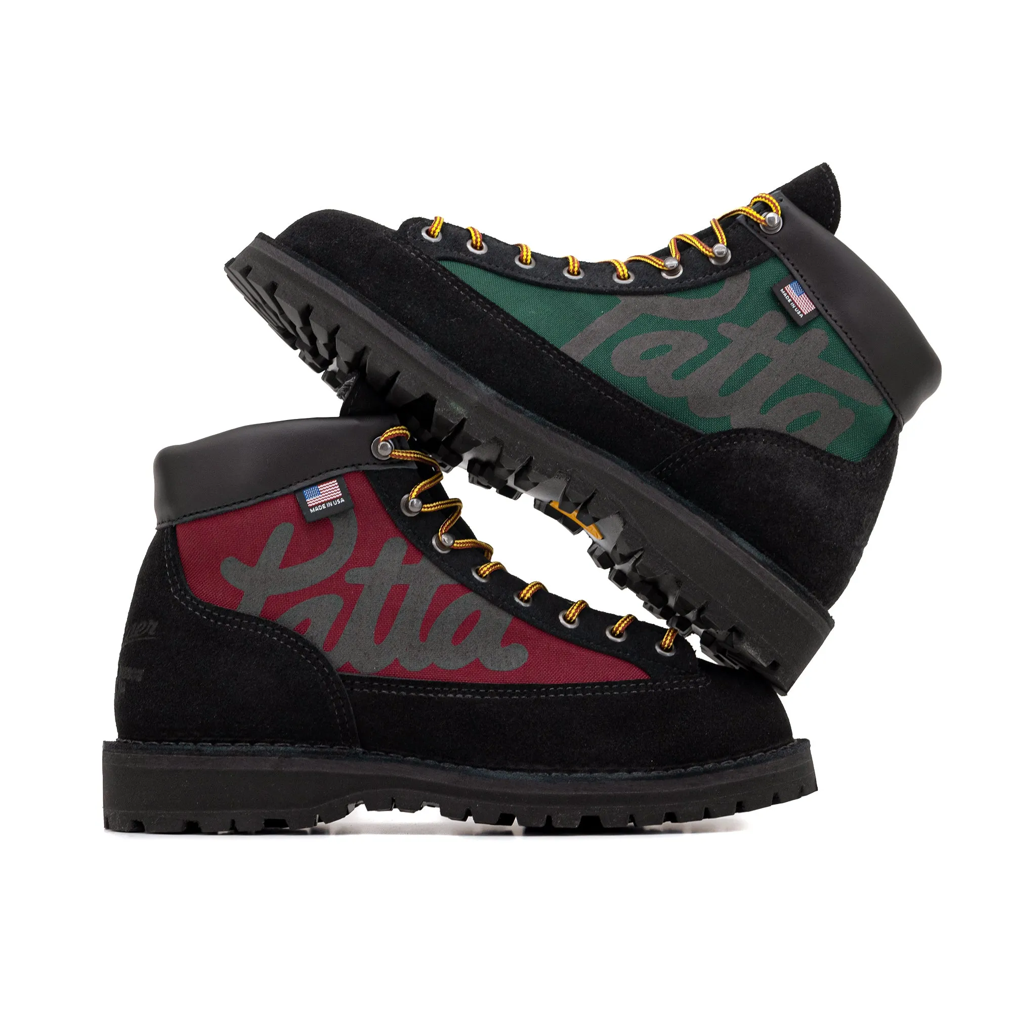 Danna x Patta Danner Light Boot Black/Red/Green