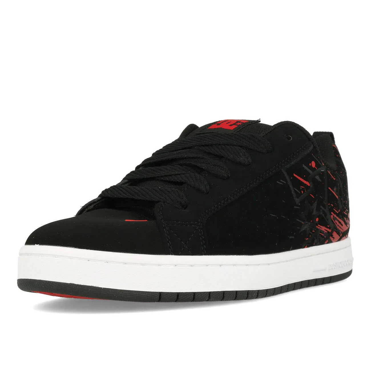 DC Court Graffik Black Red Black