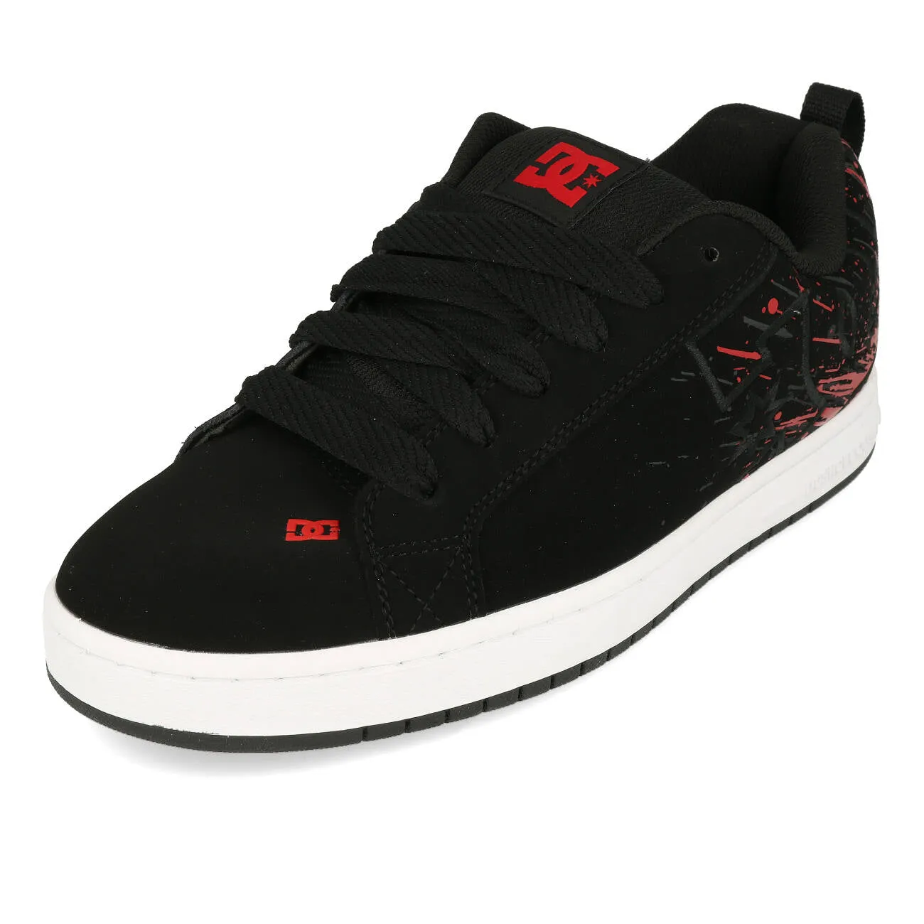 DC Court Graffik Black Red Black