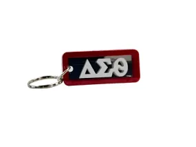 Delta Mirror Rectangle Keychain