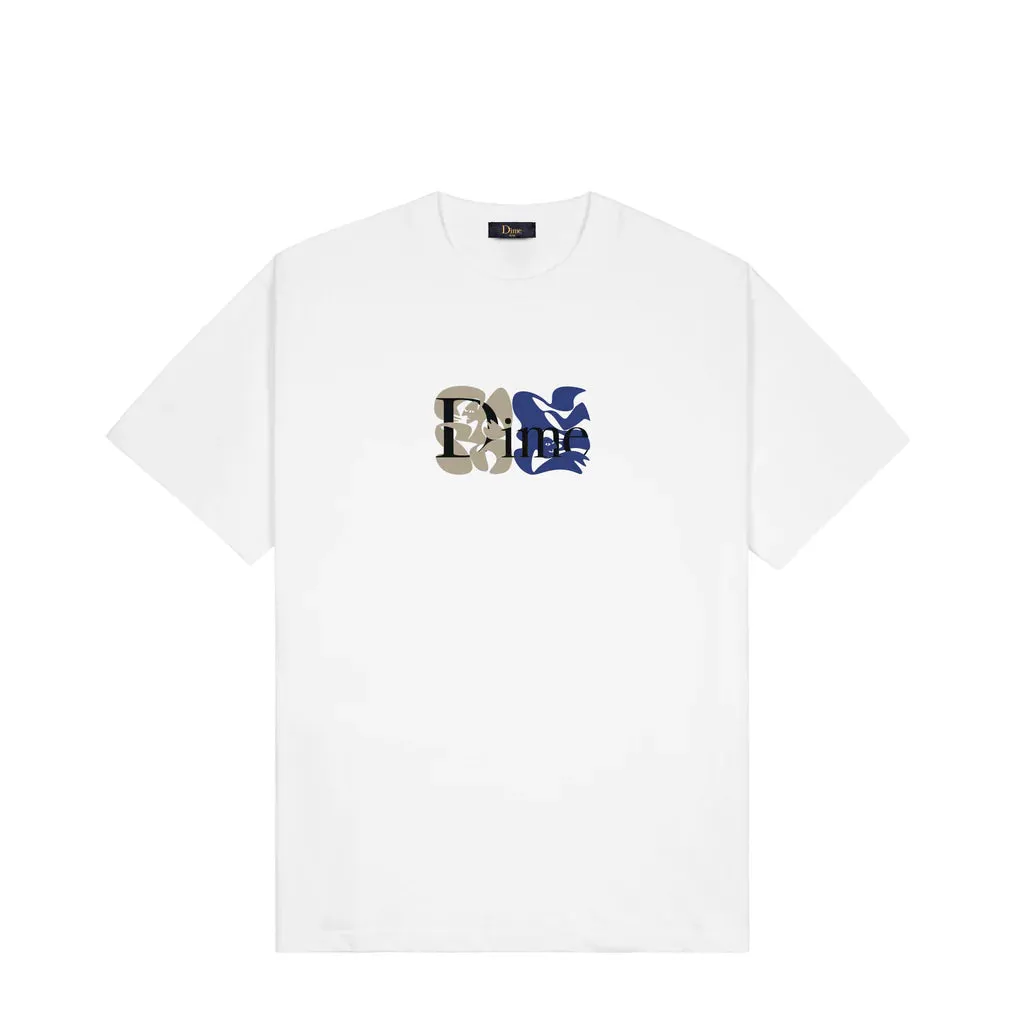 Dime Classic duo T-Shirt- (White)