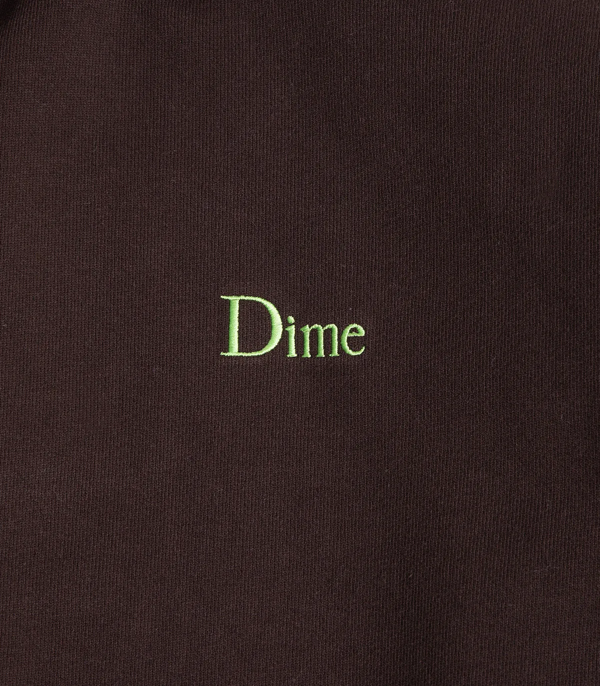 Dime Classic Small Logo Hooded Sweatshirt