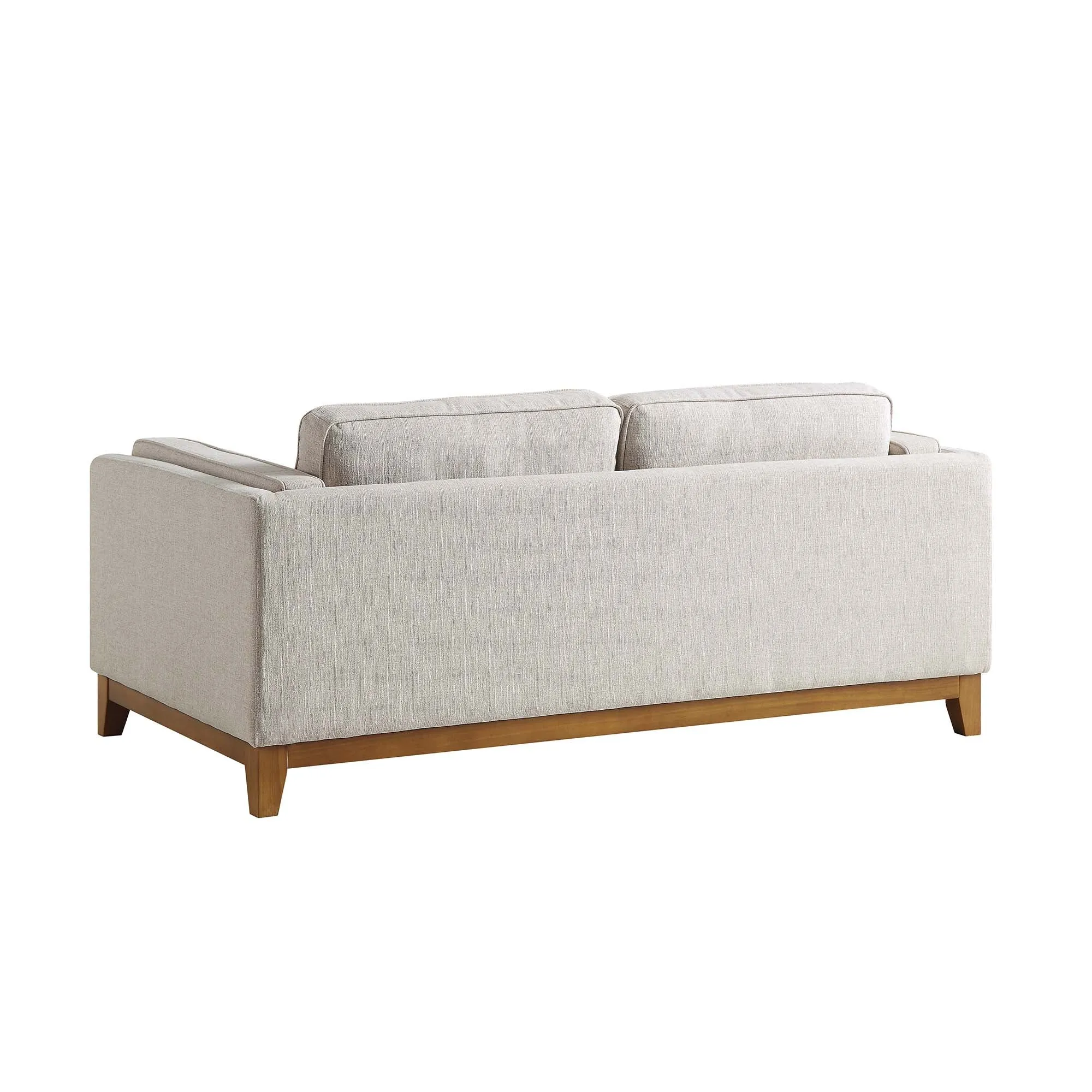 Dipley Oatmeal Fabric Sofa, 2-Seater