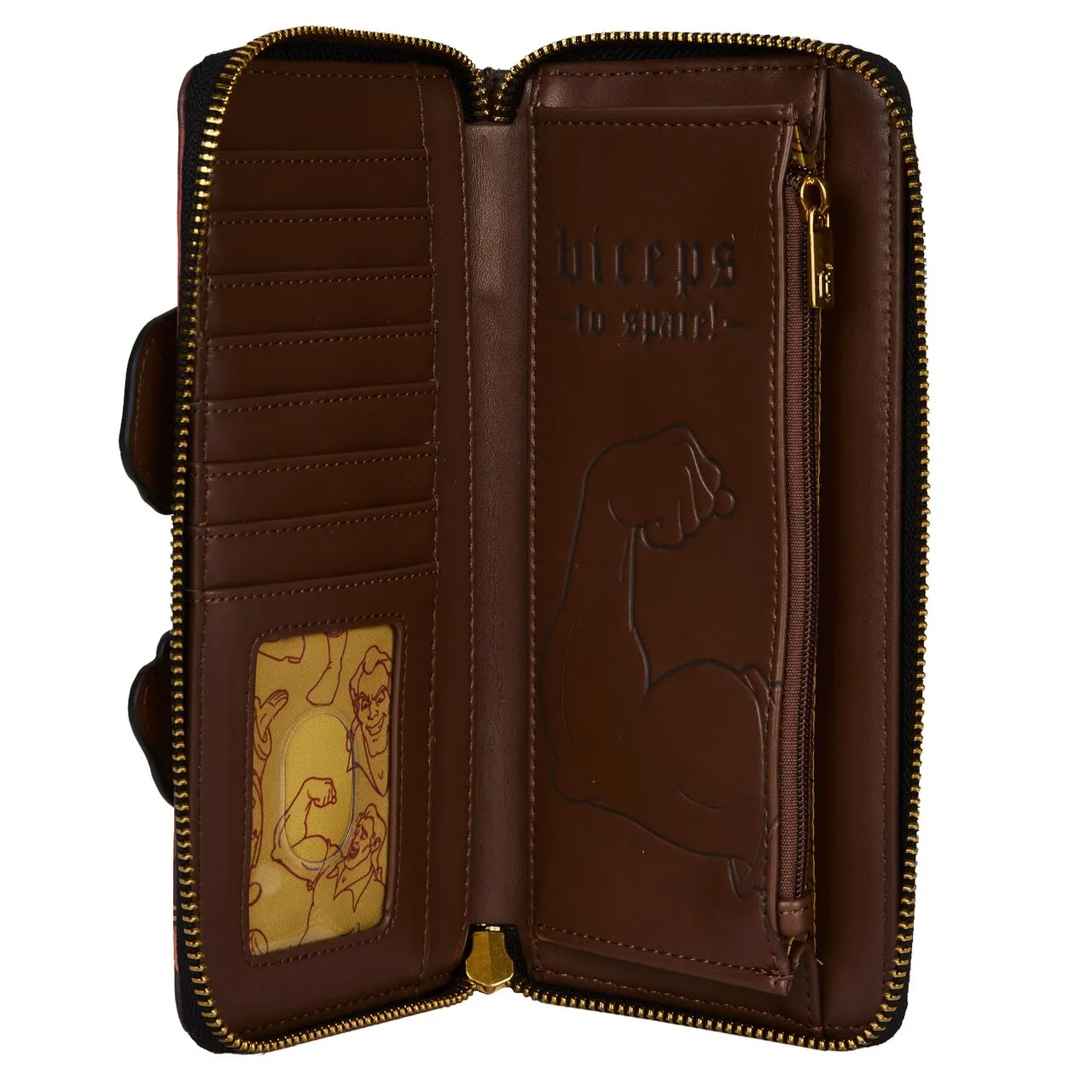 Disney Villains Scene Gaston Zip-Around Wallet