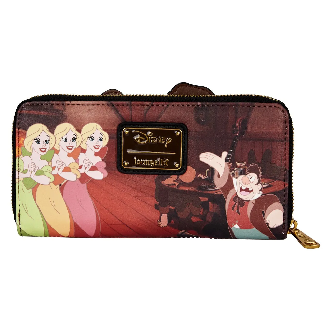 Disney Villains Scene Gaston Zip-Around Wallet