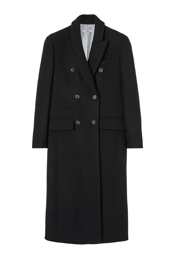 Double-breasted Wool Coat