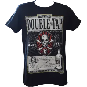 Double Tap Graphic T-Shirt-Black