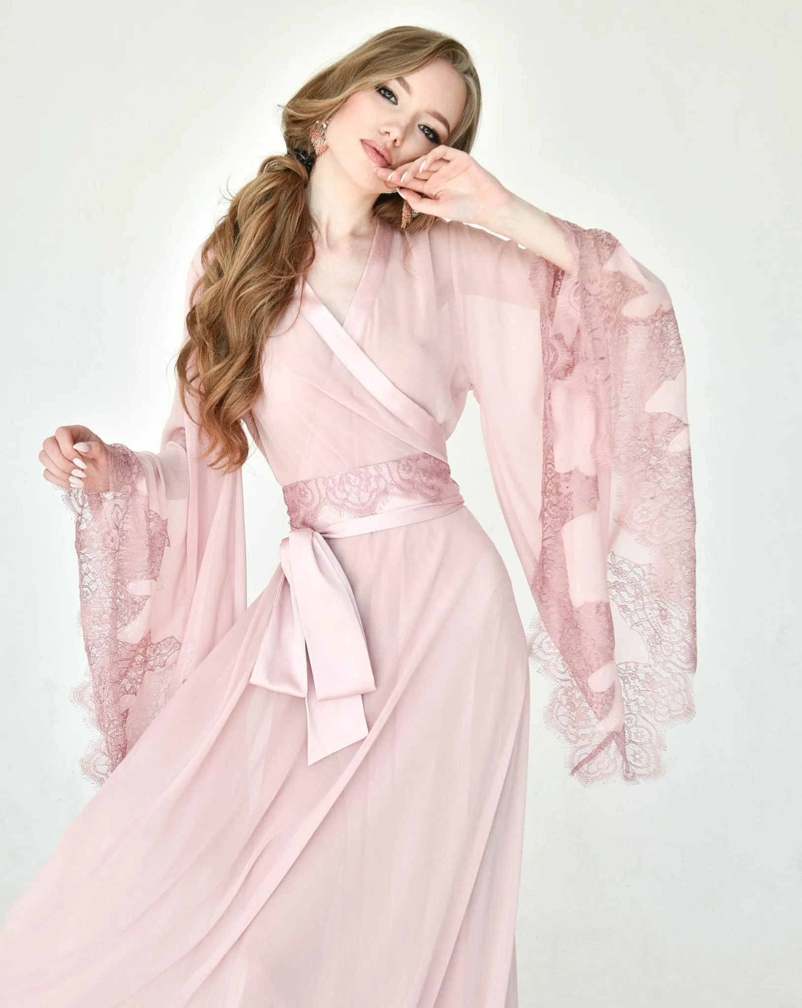 Dreamer Luxury Chiffon Sheer Robe