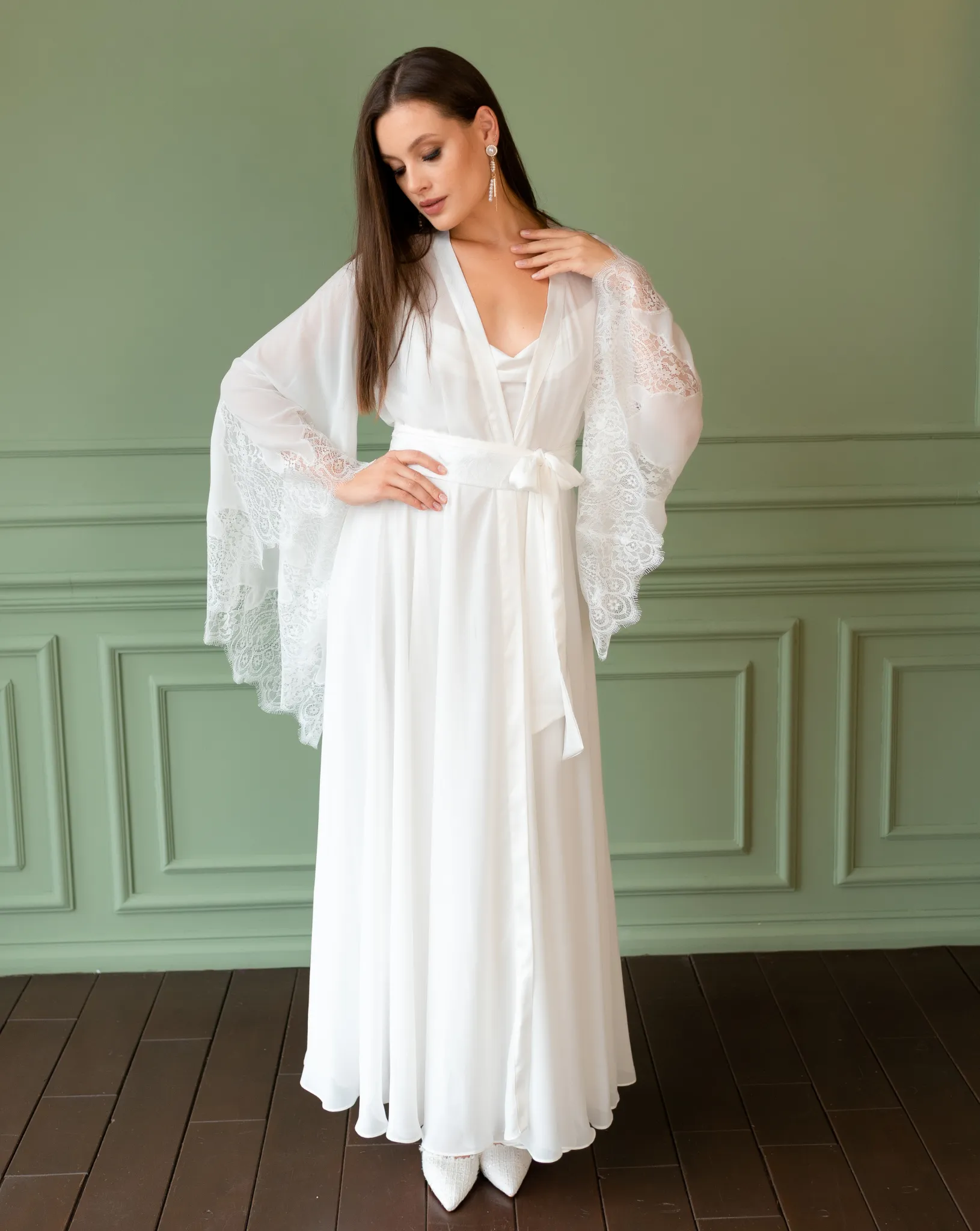 Dreamer Luxury Chiffon Sheer Robe