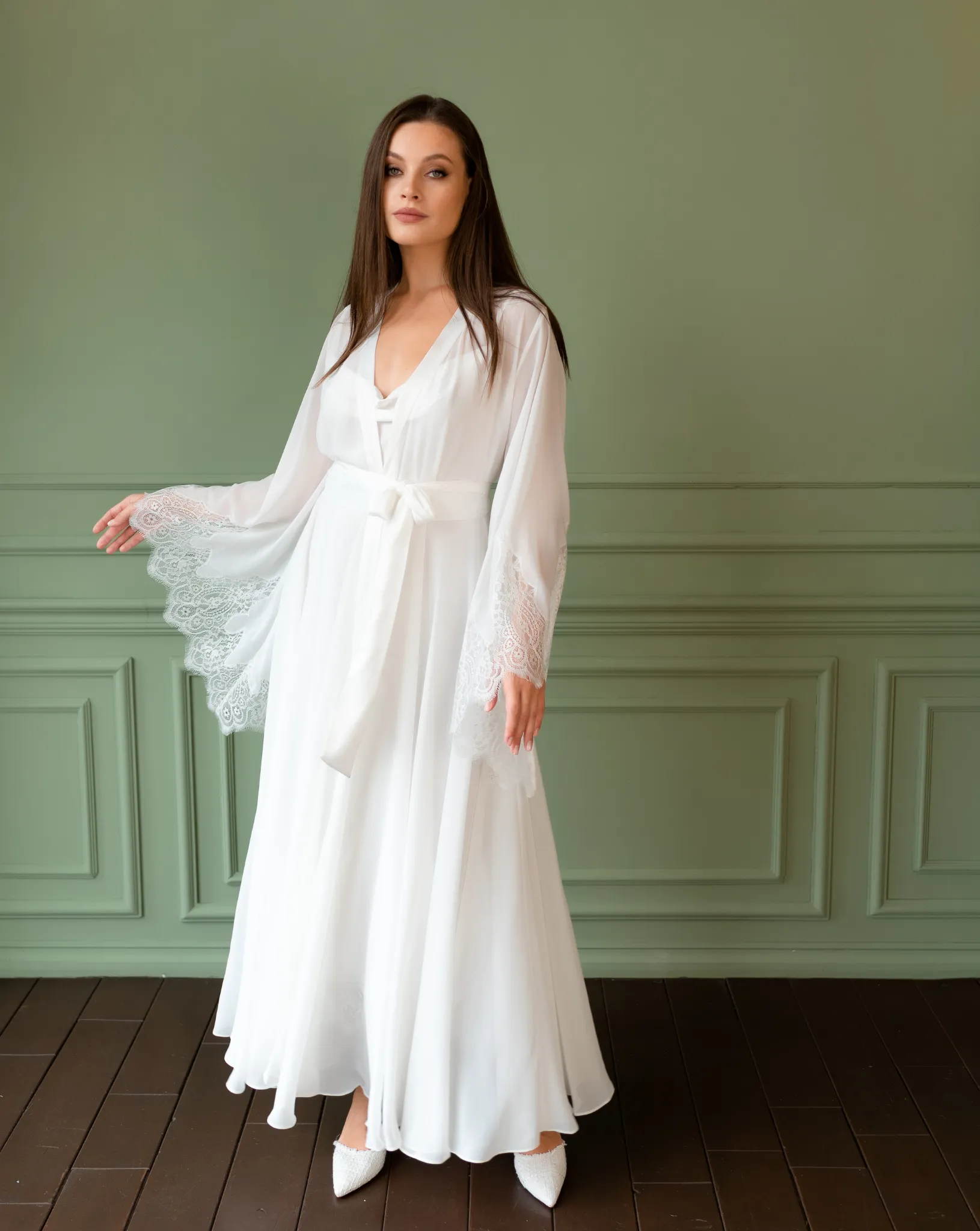 Dreamer Luxury Chiffon Sheer Robe