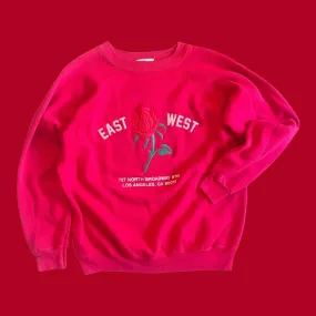 East West Rose Sweatshirt #8.20 Red L