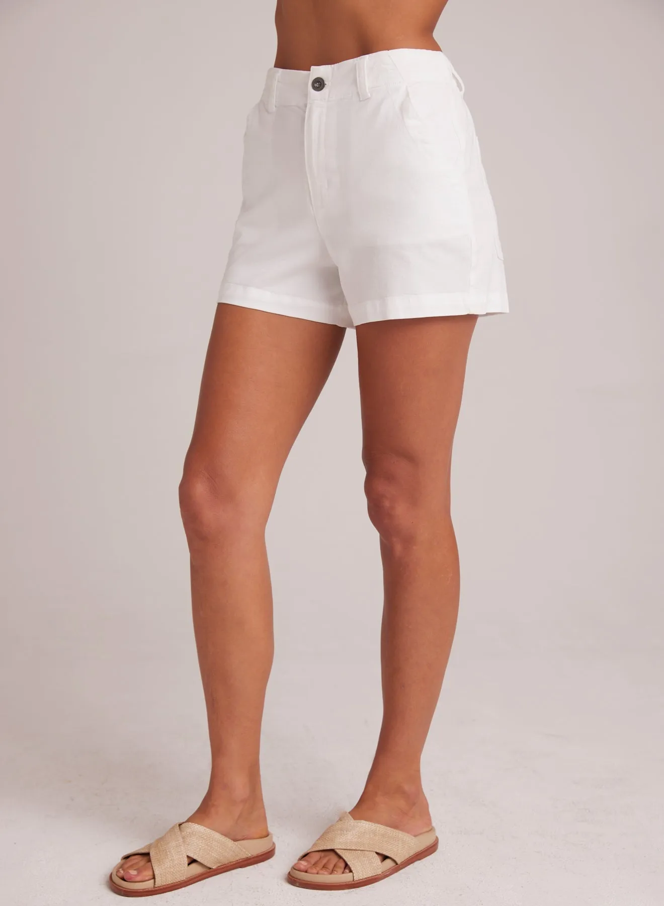 Elle Playa Trouser Short - White