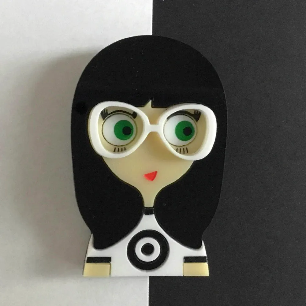 EMMA Acrylic Brooch, Limited Numbered Edition