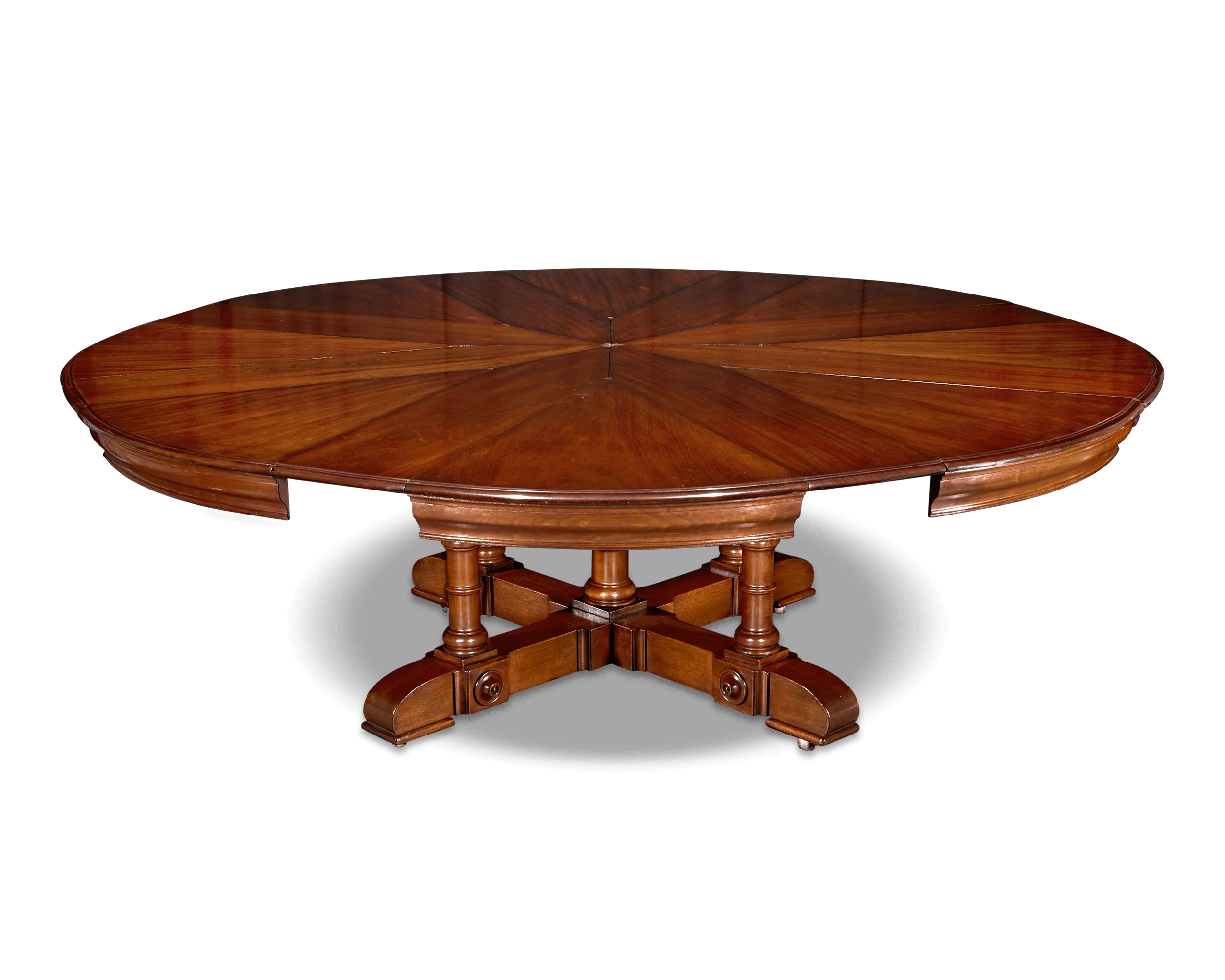 English Mahogany Expanding Table